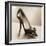 Vintage Glamour Shoe-Julie Greenwood-Framed Art Print