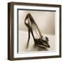 Vintage Glamour Shoe-Julie Greenwood-Framed Art Print