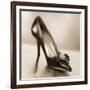 Vintage Glamour Shoe-Julie Greenwood-Framed Art Print