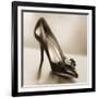 Vintage Glamour Shoe-Julie Greenwood-Framed Art Print