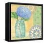 Vintage Glass Floral II-Paul Brent-Framed Stretched Canvas