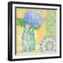 Vintage Glass Floral II-Paul Brent-Framed Art Print