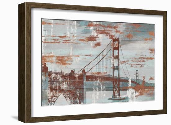 Vintage Golden Gate-Sam Appleman-Framed Art Print