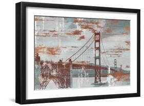 Vintage Golden Gate-Sam Appleman-Framed Art Print