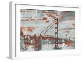 Vintage Golden Gate-Sam Appleman-Framed Art Print