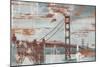 Vintage Golden Gate-Sam Appleman-Mounted Art Print