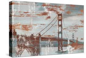 Vintage Golden Gate-Sam Appleman-Stretched Canvas