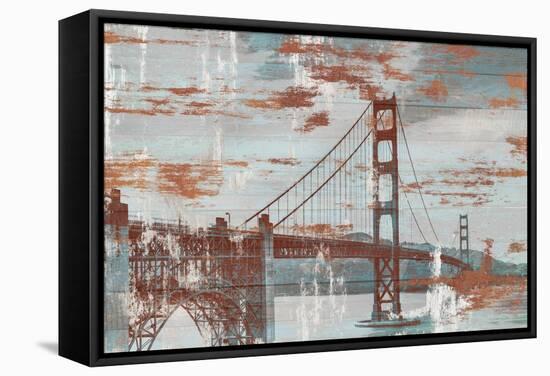 Vintage Golden Gate-Sam Appleman-Framed Stretched Canvas