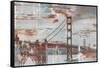 Vintage Golden Gate-Sam Appleman-Framed Stretched Canvas