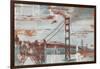 Vintage Golden Gate-Sam Appleman-Framed Art Print