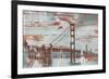 Vintage Golden Gate-Sam Appleman-Framed Art Print