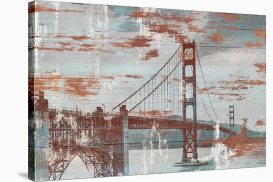 Vintage Golden Gate-Sam Appleman-Stretched Canvas