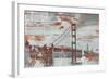 Vintage Golden Gate-Sam Appleman-Framed Art Print