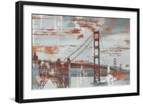Vintage Golden Gate-Sam Appleman-Framed Art Print