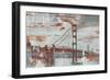 Vintage Golden Gate-Sam Appleman-Framed Premium Giclee Print