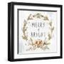 Vintage Golden Wreath-PI Studio-Framed Art Print