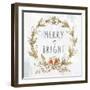 Vintage Golden Wreath-PI Studio-Framed Art Print