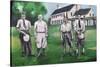 Vintage Golfers-Tim Nyberg-Stretched Canvas