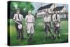 Vintage Golfers-Tim Nyberg-Stretched Canvas