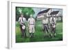 Vintage Golfers-Tim Nyberg-Framed Giclee Print