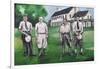 Vintage Golfers-Tim Nyberg-Framed Giclee Print