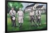 Vintage Golfers-Tim Nyberg-Framed Giclee Print