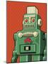 Vintage Green Robot-Ron Magnes-Mounted Giclee Print