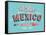 Vintage Greeting Card From Mexico - Mexico-MiloArt-Framed Stretched Canvas