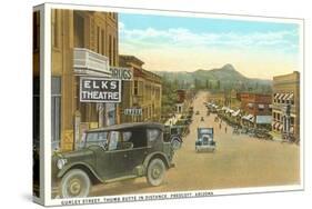 Vintage Gurley Street, Prescott-null-Stretched Canvas