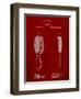 Vintage Hair Brush Patent-Cole Borders-Framed Art Print