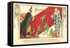 Vintage Halloween Gambols-null-Framed Stretched Canvas