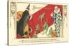 Vintage Halloween Gambols-null-Stretched Canvas