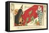 Vintage Halloween Gambols-null-Framed Stretched Canvas