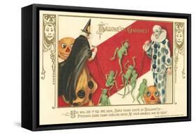 Vintage Halloween Gambols-null-Framed Stretched Canvas