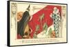 Vintage Halloween Gambols-null-Framed Stretched Canvas