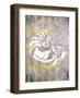 Vintage Harlequin Shell 1-Alicia Soave-Framed Art Print