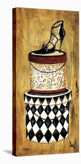 Vintage Hat Box II-Krista Sewell-Stretched Canvas