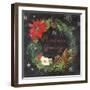 Vintage Holiday Chalk V-Mary Urban-Framed Art Print