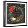 Vintage Holiday Chalk V-Mary Urban-Framed Art Print