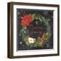 Vintage Holiday Chalk V-Mary Urban-Framed Art Print