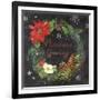 Vintage Holiday Chalk V-Mary Urban-Framed Art Print