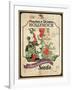 Vintage Hollyhock Seed Packet-null-Framed Giclee Print