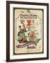 Vintage Hollyhock Seed Packet-null-Framed Giclee Print