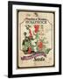 Vintage Hollyhock Seed Packet-null-Framed Giclee Print