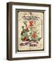 Vintage Hollyhock Seed Packet-null-Framed Giclee Print