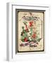 Vintage Hollyhock Seed Packet-null-Framed Giclee Print