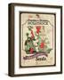 Vintage Hollyhock Seed Packet-null-Framed Giclee Print