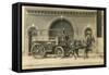 Vintage Horse-Drawn Fire Wagon-null-Framed Stretched Canvas