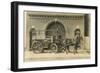 Vintage Horse-Drawn Fire Wagon-null-Framed Art Print