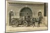 Vintage Horse-Drawn Fire Wagon-null-Mounted Art Print